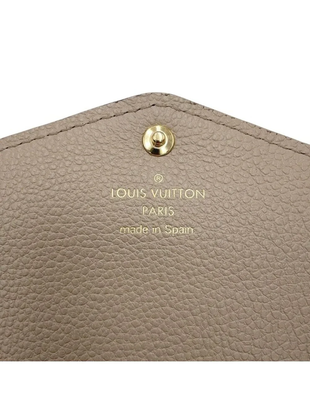 Louis Vuitton Wallet Monogram Empreinte Portefeuille Sarah NM Tourterelle